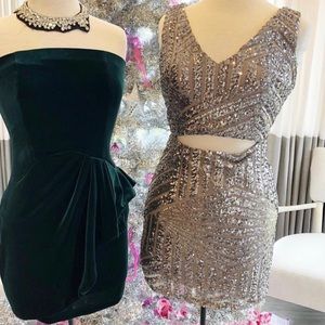 Karlie Sequin Dress (on the right)